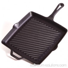 Camp Chef True Seasoned Cast Iron 11 Square Skillet with Ribs 552294308
